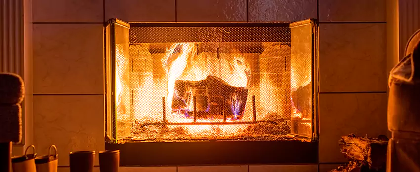 Mendota Hearth Landscape Fireplace Installation in Lewiston, Idaho