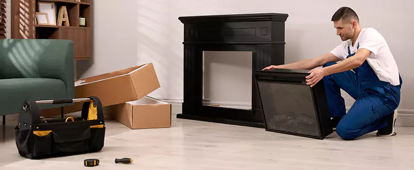Old Rusted Metal Fireplace Repair And Replacement in Lewiston, ID