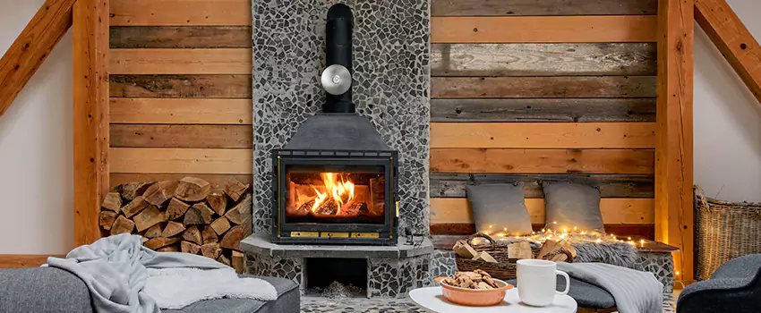 Thelin Hearth Products Direct Vent Gas Stove Fireplace Inspection in Lewiston, Idaho